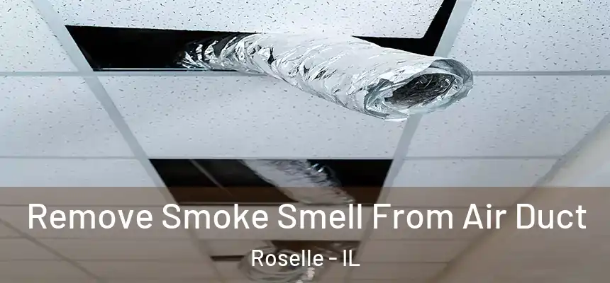 Remove Smoke Smell From Air Duct Roselle - IL